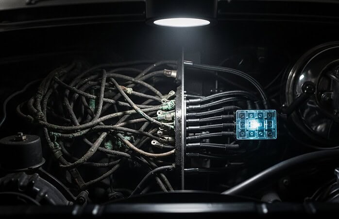 Classic Car Electrical System Problems and Solutions: The 2026 Restomod Guide – Hero Image Classic Car Electrical System Problems and Solutions: The 2026 Restomod Guide