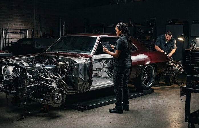 Restomod Build Progress Tracking: What to Expect at Every Stage