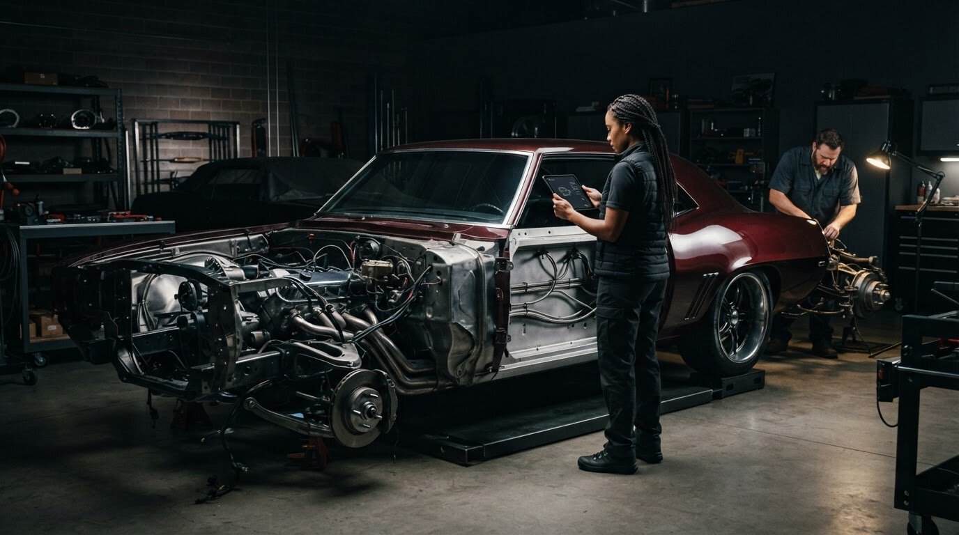 Restomod Build Progress Tracking: What to Expect at Every Stage