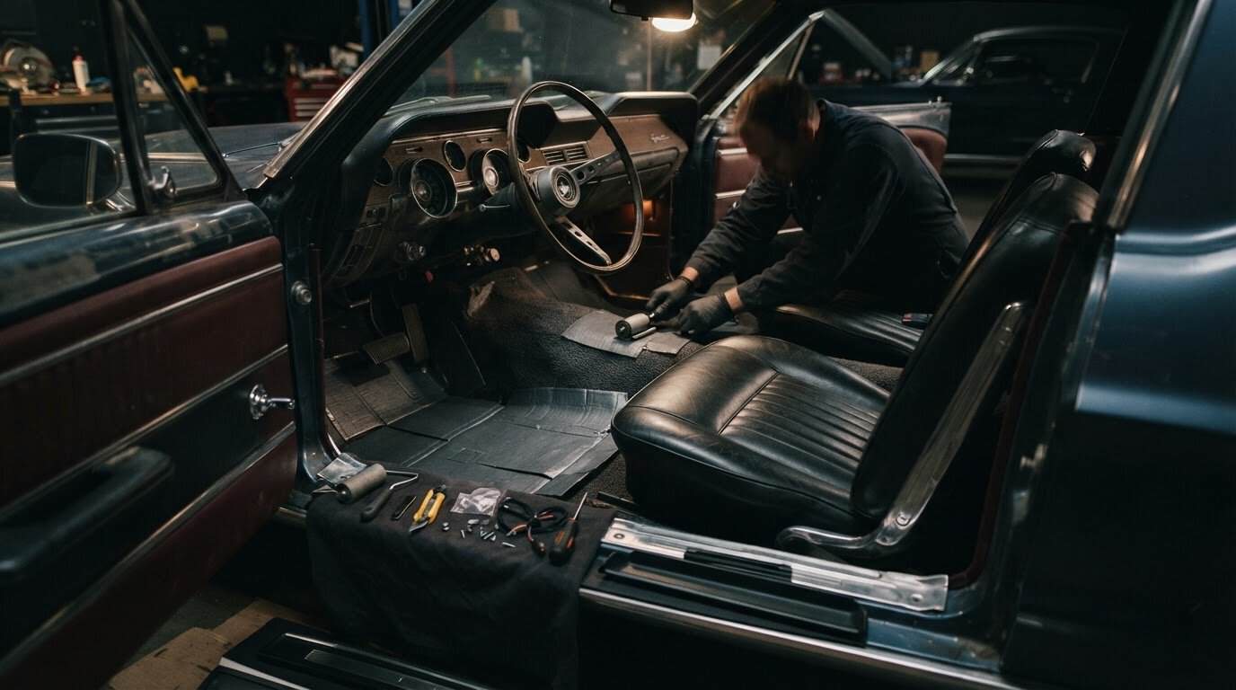 Sound Deadening a Classic Car Interior: A Practical Guide to a Quieter Drive